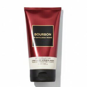 Bath & Body Work BOURBON 2 - In -1 Body Scrub & Wash For Men
